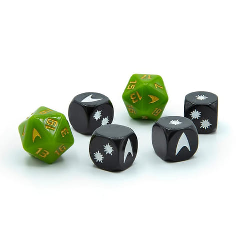 Levně Sada kostek Star Trek Adventures - Captain Kirk s Tunic Dice