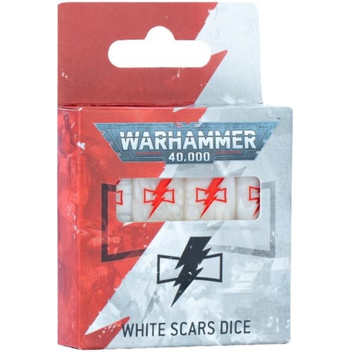 Levně Sada kostek Warhammer 40000: White Scars