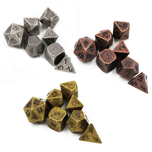 Súprava kovových kociek Dobrodruh Súprava kovových kociek Dobrodruh