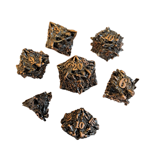 Sada kovových kociek - Drakorodený Sada kovových kociek - Drakorodený