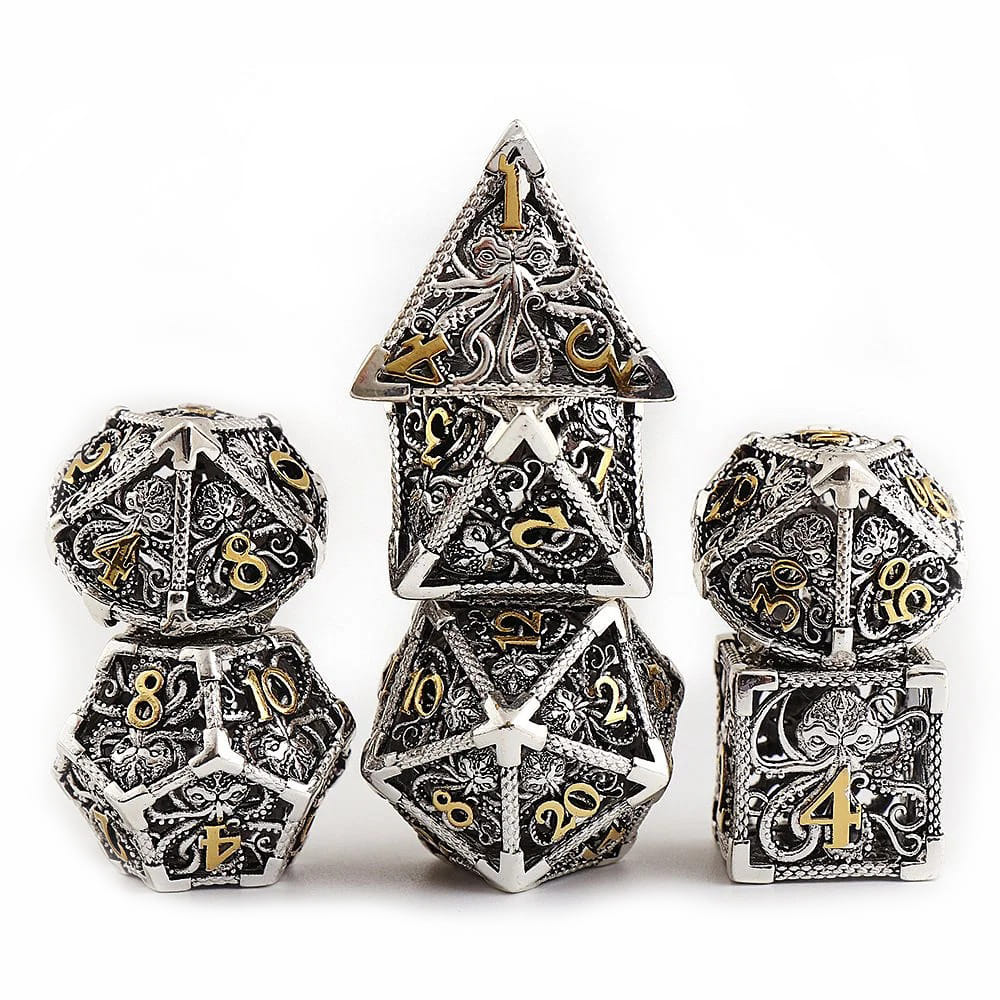 Sada kovových kociek Hollow - Cthulhu
