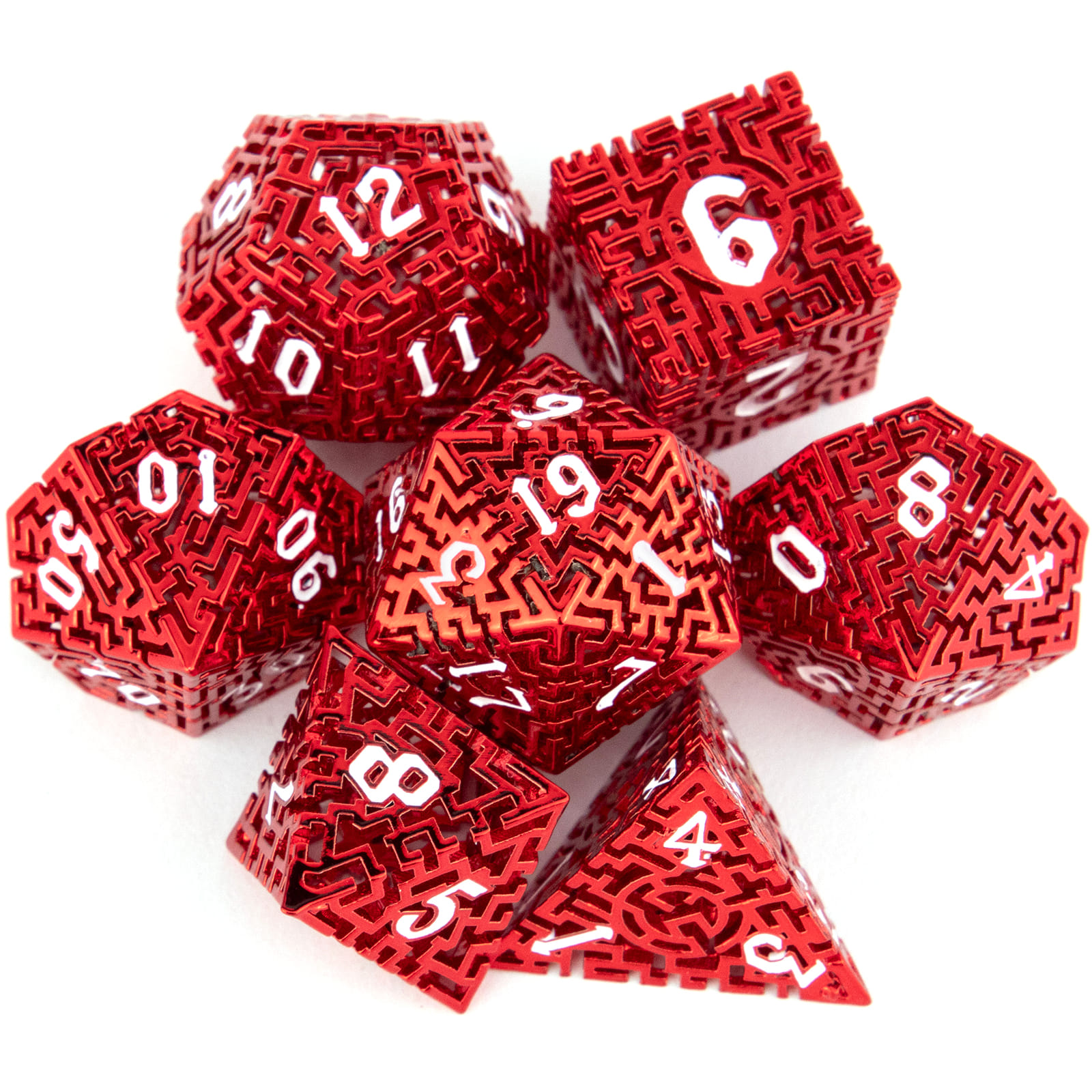 Sada kovových kociek Hollow - Labyrint