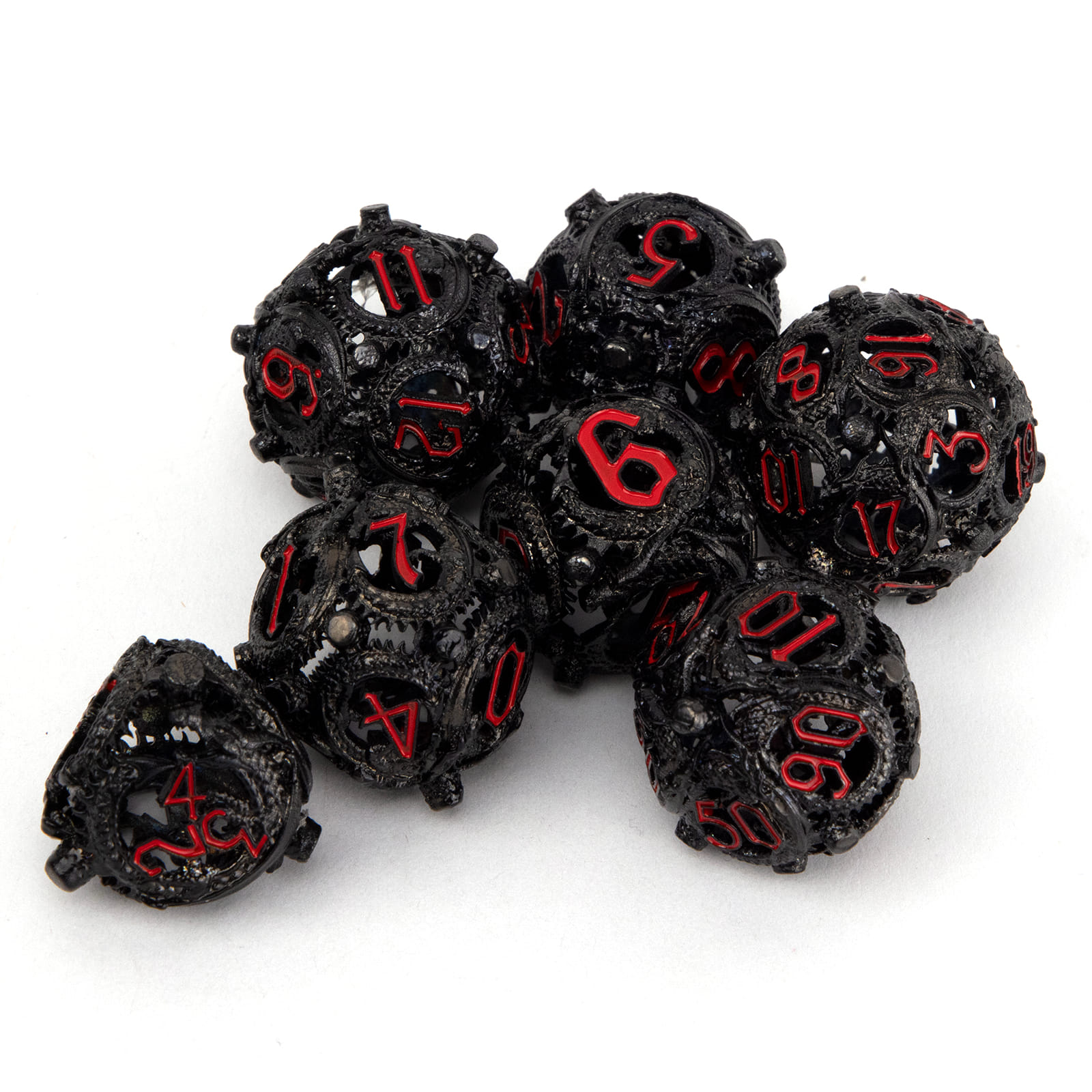 Sada kovových kociek Hollow - Uroboros