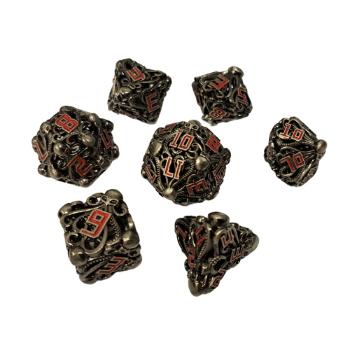 Sada kovových kociek - Metalický Cthulhu Sada kovových kociek - Metalický Cthulhu