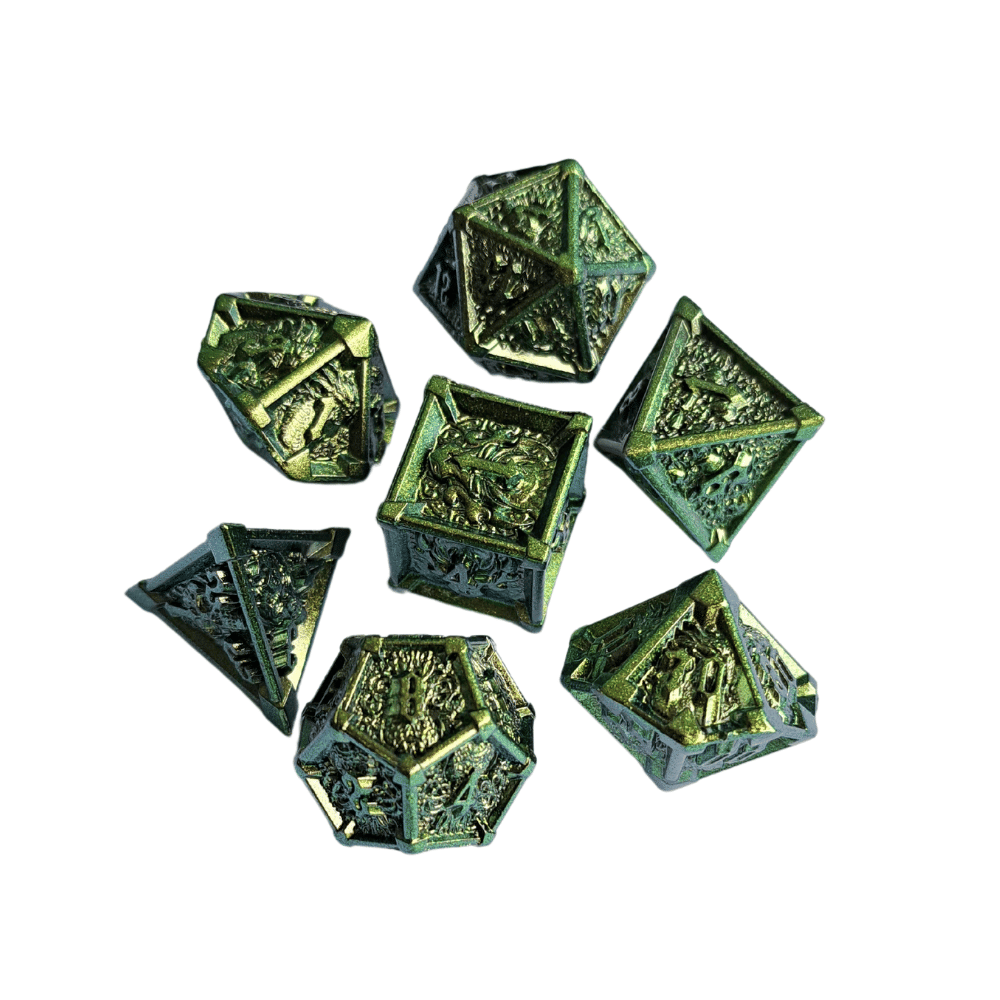 Sada kovových kociek - Terakotoví strážcovia