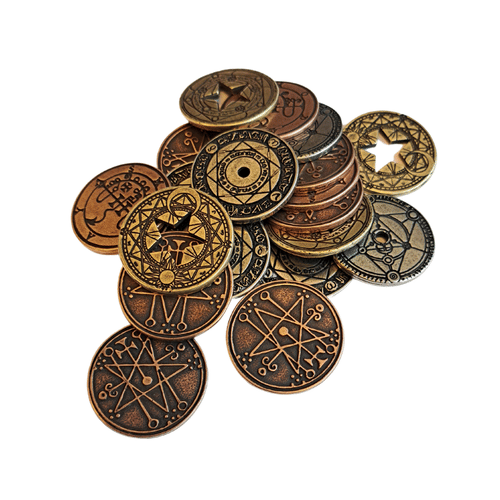 Sada kovových mincí - Čarodejník Sada kovových mincí - Čarodejník