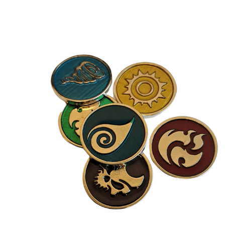 Sada kovových mincí - Elementy Sada kovových mincí - Elementy