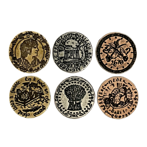 Sada kovových mincí - Hobit Sada kovových mincí - Hobit