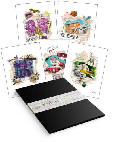 Súprava litografií Harry Potter, 10 ks Súprava litografií Harry Potter, 10 ks