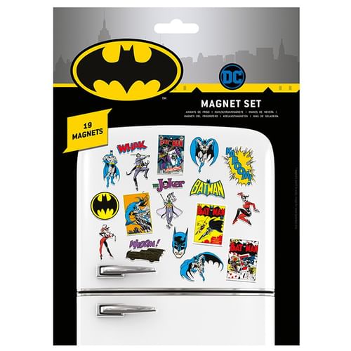 Súprava magnetiek DC Comics - Batman Retro (19 ks) Súprava magnetiek DC Comics - Batman Retro (19 ks)