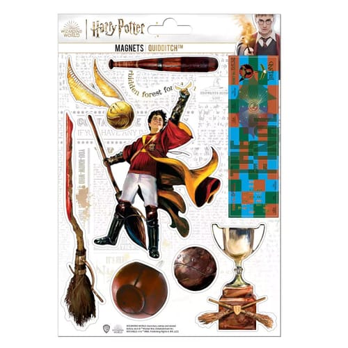 Levně Sada magnetek Harry Potter - Famfrpál (8 ks)