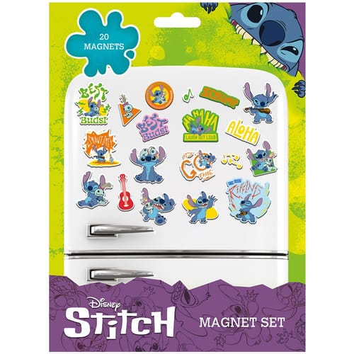 Levně Sada magnetek Lilo & Stitch - Stitch & Scrump (20 ks)