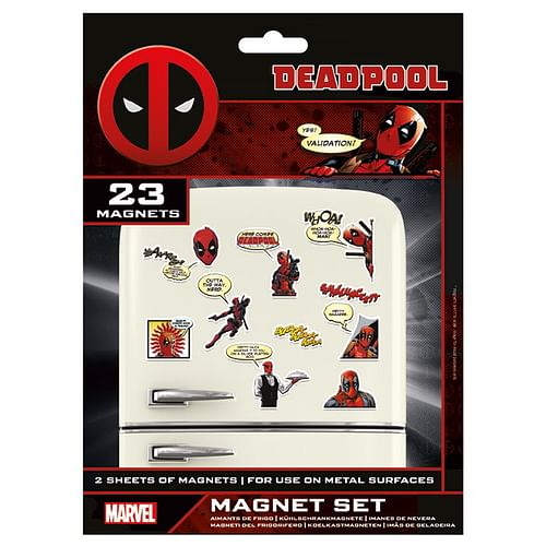 Obrázok Pyramid International Sada magnetek Marvel - Deadpool (23 ks)