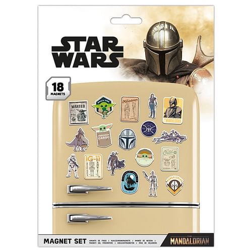 Obrázok Pyramid International Sada Magnetek Star Wars: Mandalorian (18 ks)