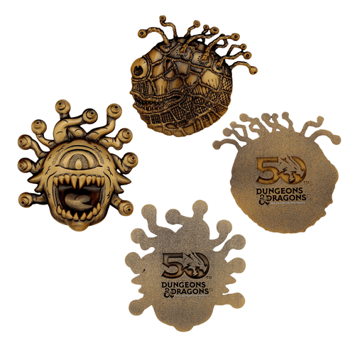 Levně Sada medailonů Dungeons and Dragons 50. výročí - Beholder Set (2 ks)