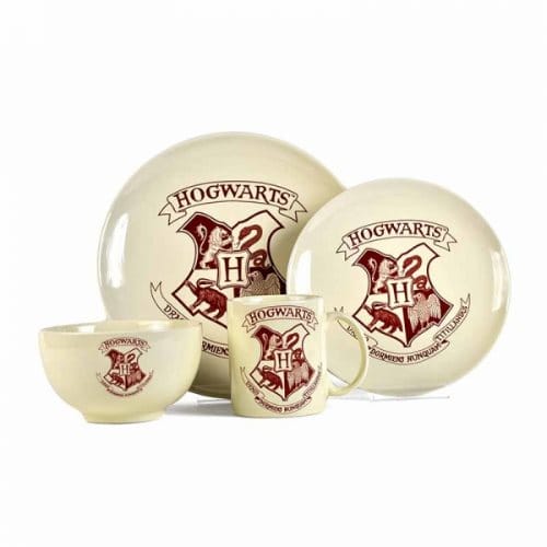 Sada kuchynského riadu Harry Potter - Hogwarts, 4 ks Sada kuchynského riadu Harry Potter - Hogwarts, 4 ks