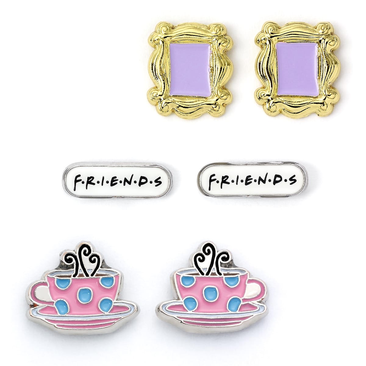 Sada náušníc Friends