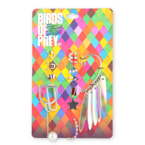 Sada náušníc Birds of Prey (repliky náušníc Harley Quinn) Sada náušníc Birds of Prey (repliky náušníc Harley Quinn)