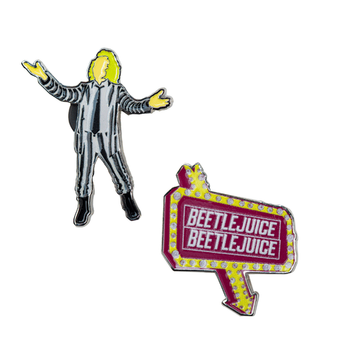 Sada odznaků Beetlejuice (2 ks)
