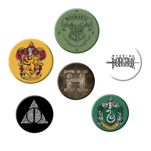 Levně Sada placek Harry Potter (6 ks)