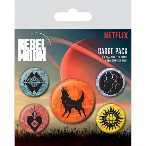 Sada placek Rebel Moon - Character Icons