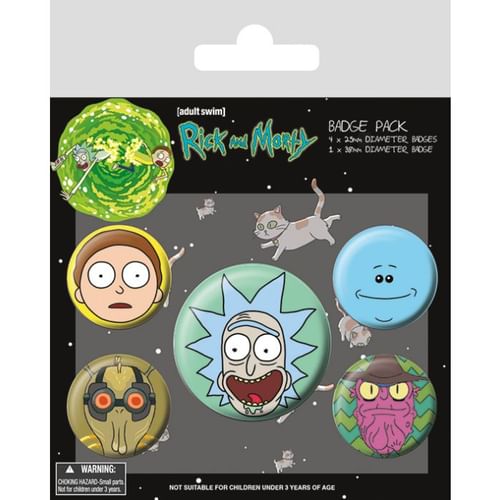 Sada placiek Rick and Morty - Hlavy Sada placiek Rick and Morty - Hlavy