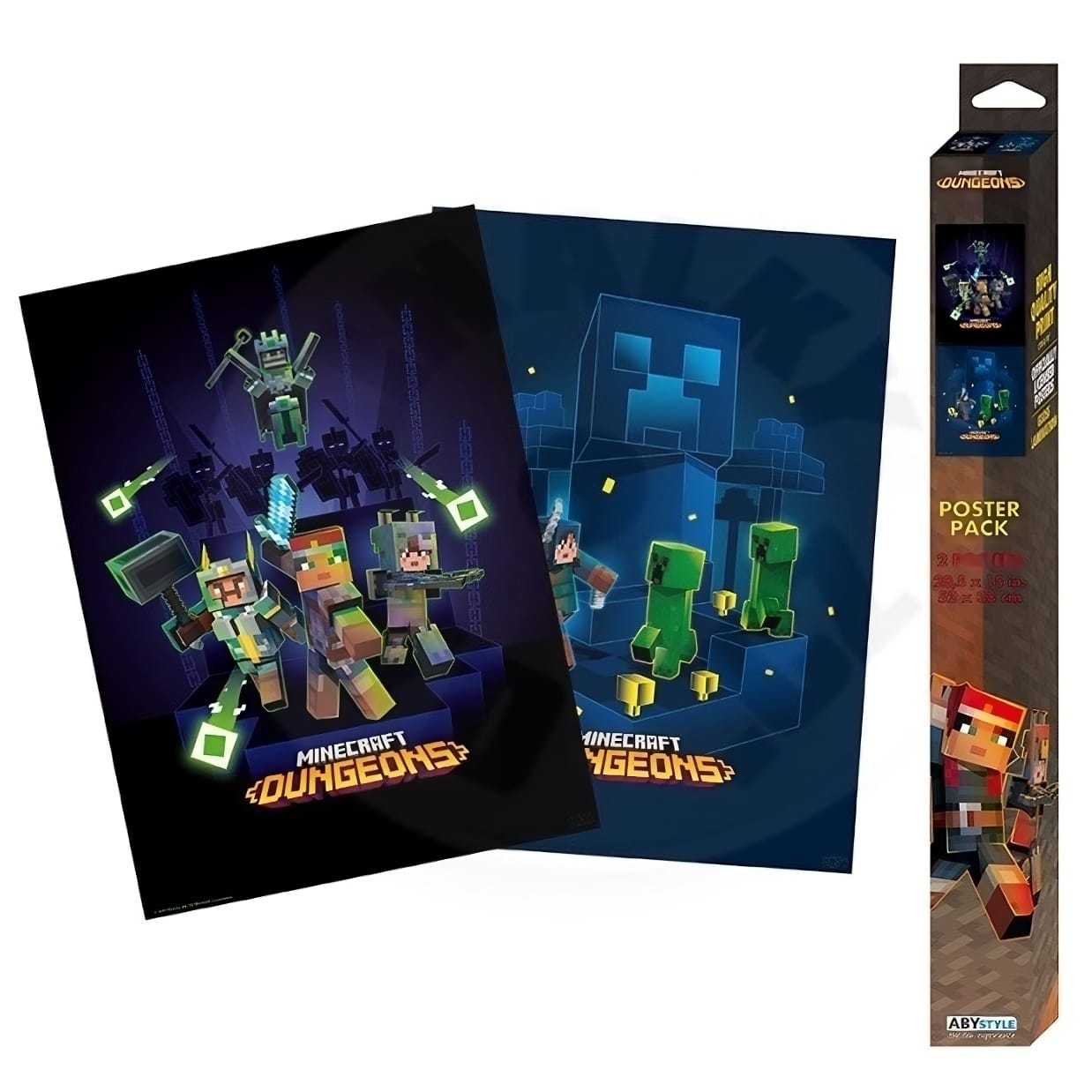 Sada plakátů Minecraft Dungeons