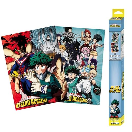 Súprava plagátov My Hero Academia - Artworks, 2 ks Súprava plagátov My Hero Academia - Artworks, 2 ks