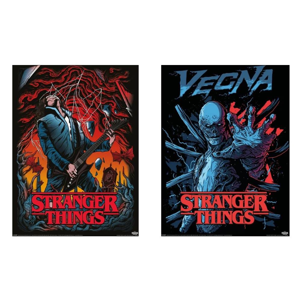 Sada plakátů Stranger Things - Eddie & Vecna (2 ks)