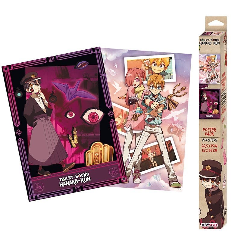 Sada plakátů Toilet-bound Hanako-kun (2ks)