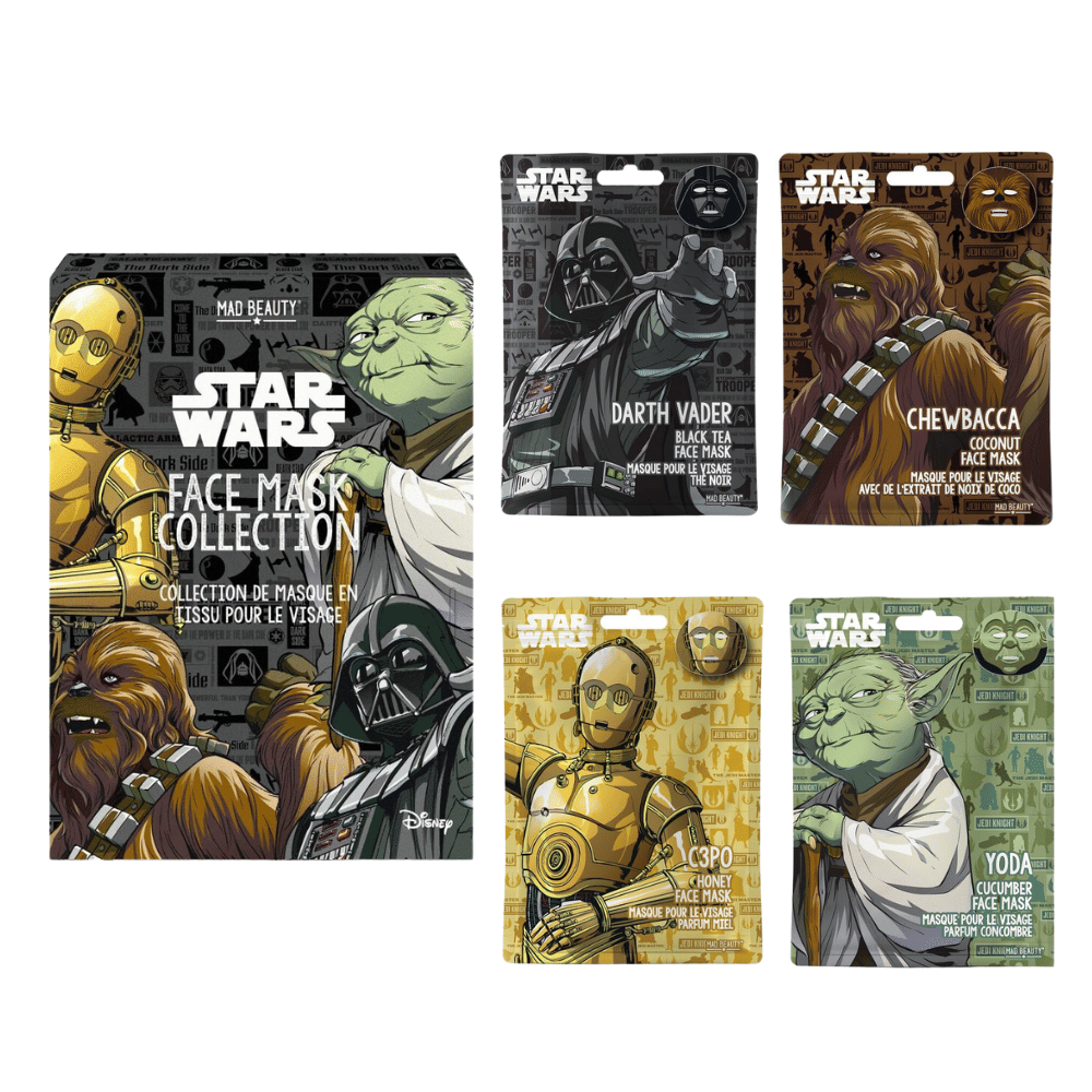 Sada pleťových masek Star Wars (4 ks)