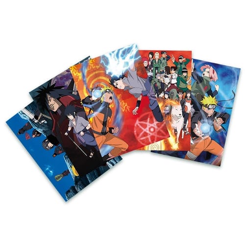 Levně Sada pohlednic Naruto Shippuden (5 ks)