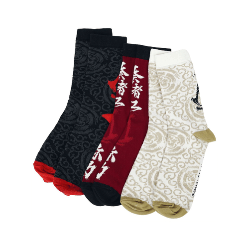 Súprava ponožiek Assassin's Creed Shadows (3 páry) Súprava ponožiek Assassin's Creed Shadows (3 páry)