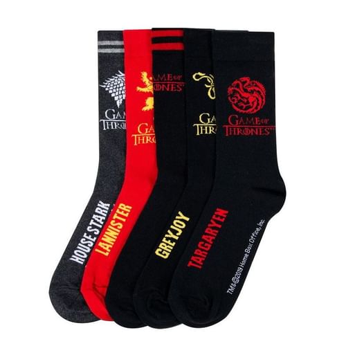 Súprava ponožiek Game of Thrones - 5 párov Súprava ponožiek Game of Thrones - 5 párov
