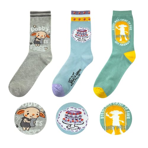 Sada ponožek Harry Potter - Dobby (3 páry)