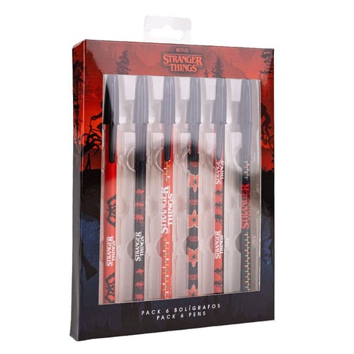 Súprava perá Stranger Things, 6 ks Súprava perá Stranger Things, 6 ks