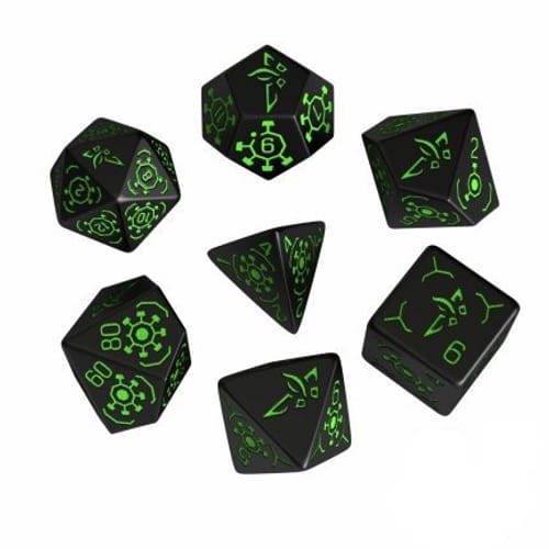 Sada viacstranných kociek Ingress - Enlightened Sada viacstranných kociek Ingress - Enlightened