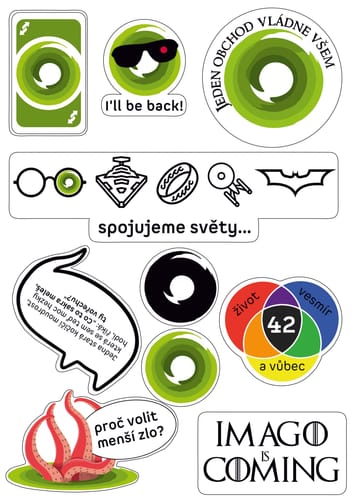 Súprava samolepiek imago Súprava samolepiek imago
