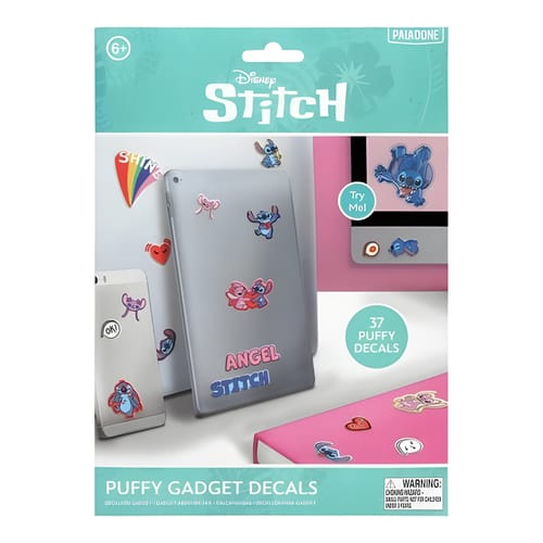 Levně Sada samolepek Lilo & Stitch 3D (37 ks)