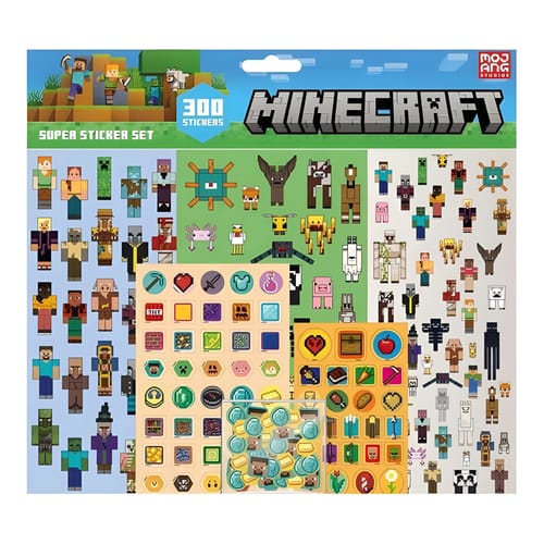 Sada nálepiek Minecraft (300 ks) Sada nálepiek Minecraft (300 ks)