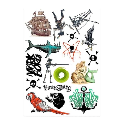 Sada nálepiek Pirate Borg Sada nálepiek Pirate Borg