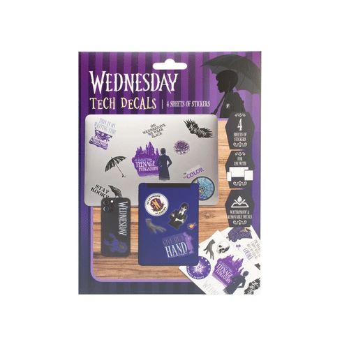 Levně Sada samolepek Wednesday - Tech Decals