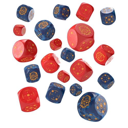 Súprava šesťstenných kociek Crosshairs Compact Súprava šesťstenných kociek Crosshairs Compact