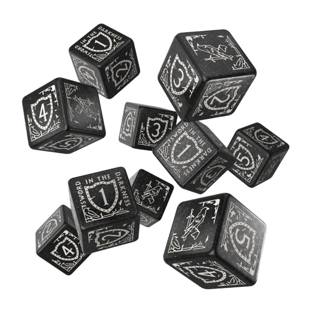 Sada šesťstenných kociek Game of Thrones - Night's Watch (10 ks)