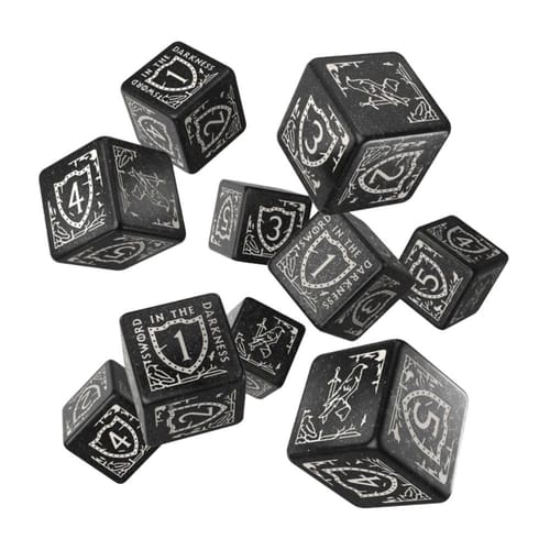 Sada šestistěnných kostek Game of Thrones - Night s Watch