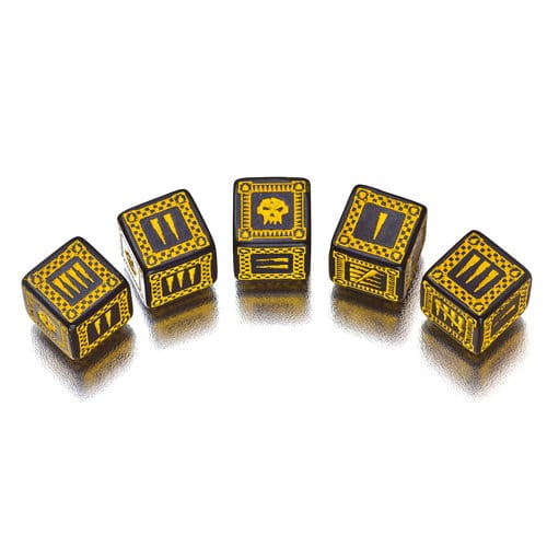 Sada šesťstranných kociek Ork Sada šesťstranných kociek Ork