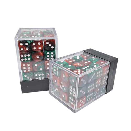 Sada šesťuholníkových kociek - zelená - Sada šesťuholníkových kociek - zelená -