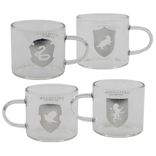 Súprava sklenených hrnčekov na espresso Harry Potter (4 ks) Súprava sklenených hrnčekov na espresso Harry Potter (4 ks)