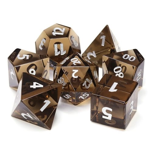 Súprava sklenených kociek Champagne Súprava sklenených kociek Champagne