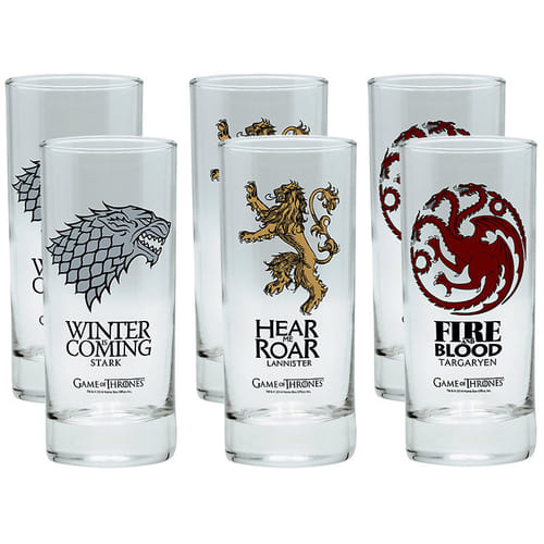 Súprava pohárov Game of Thrones - mix Súprava pohárov Game of Thrones - mix